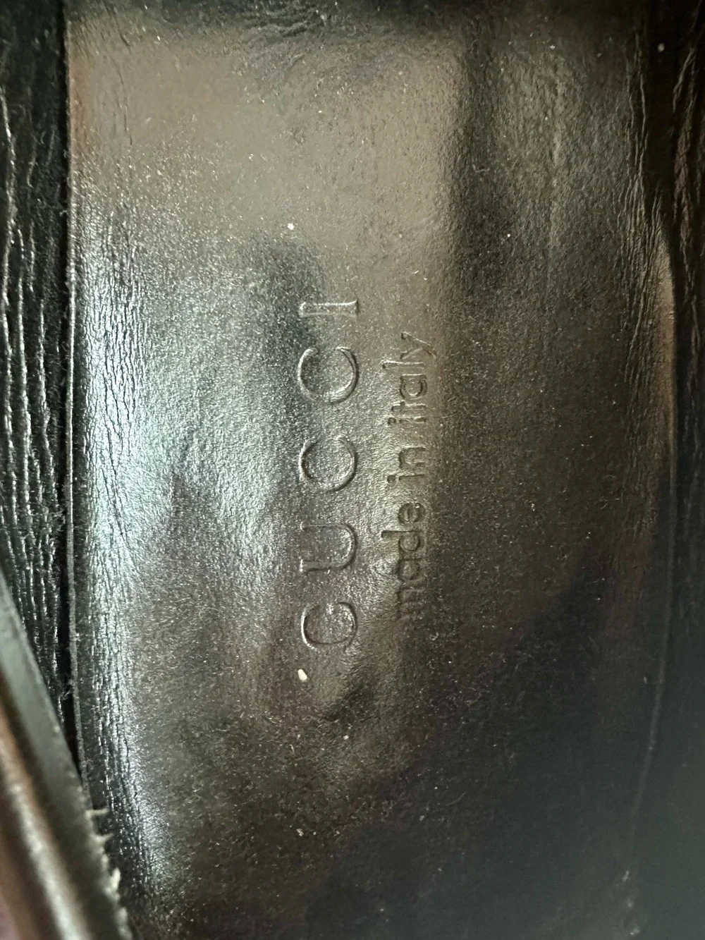 Gucci Black Leather Horsebit Loafers
